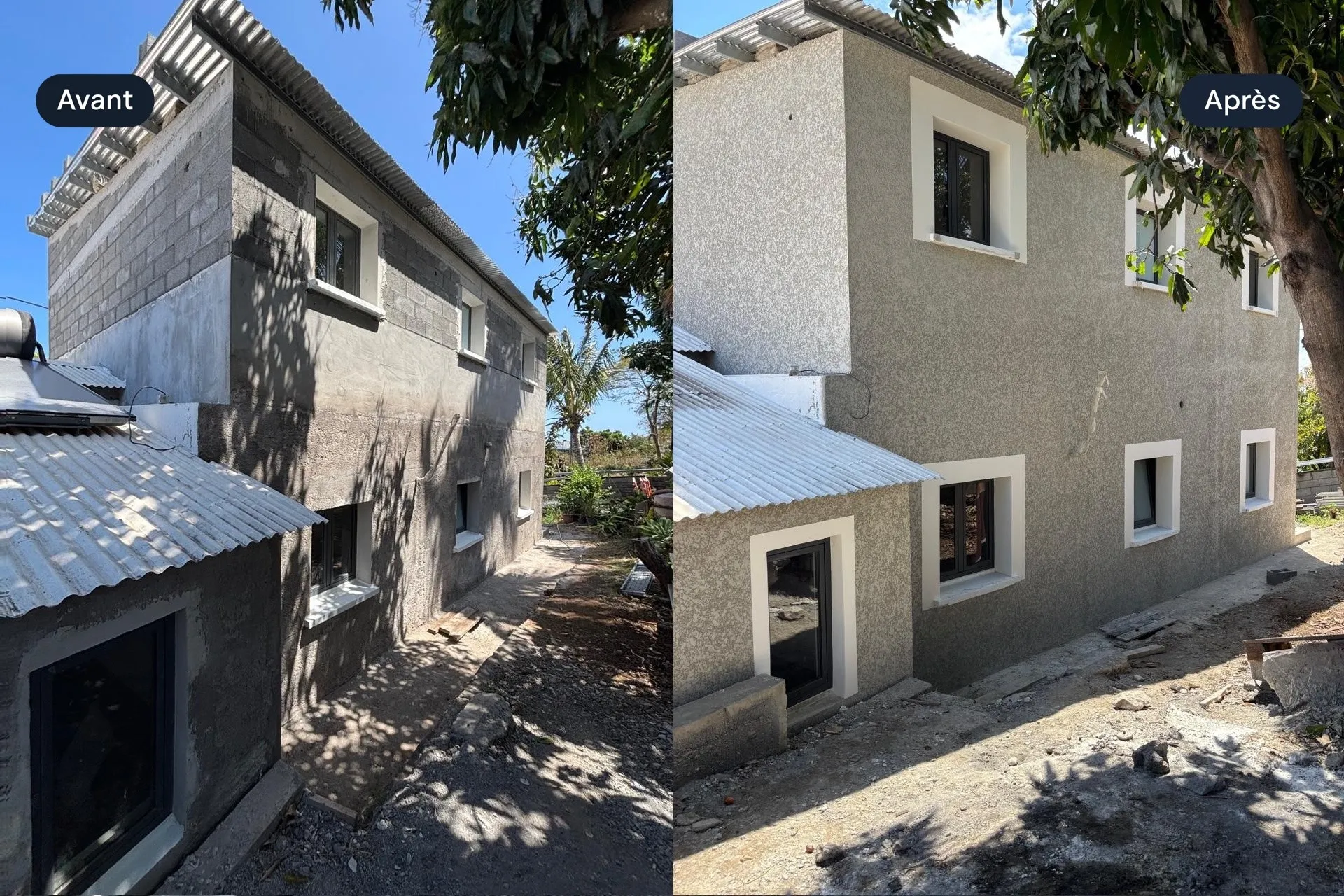 Spécialiste en enduit projeté à La Réunion